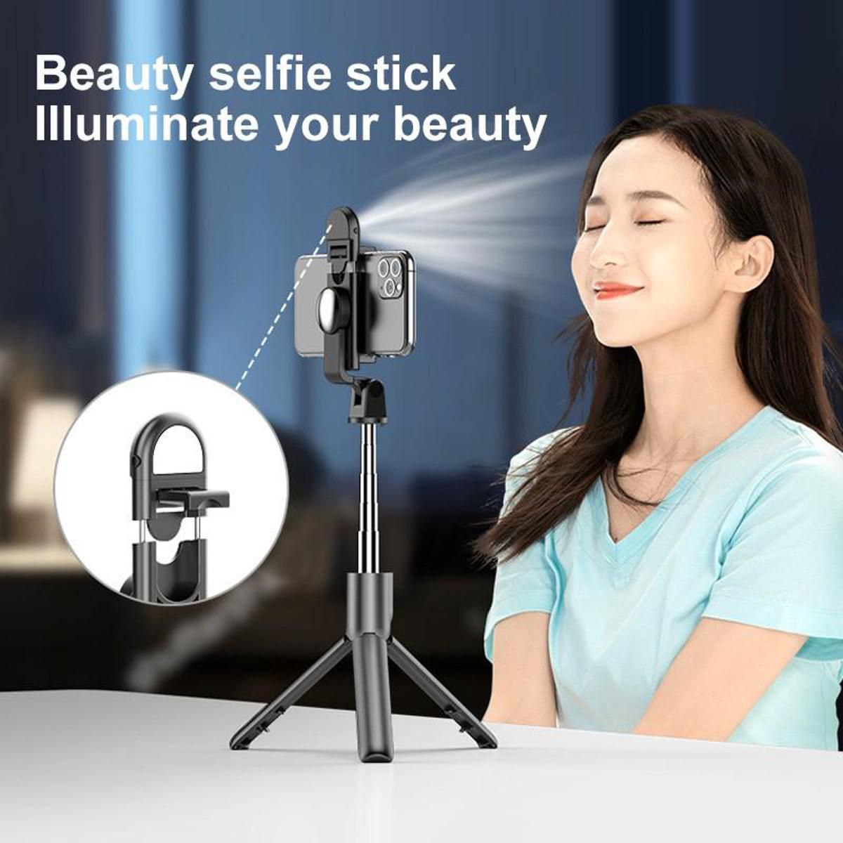 Q07 Bluetooth Selfie Stick Tripod l Q07 অল-ইন-ওয়ান সেলফি স্টিক ট্রাইপড - Image 5
