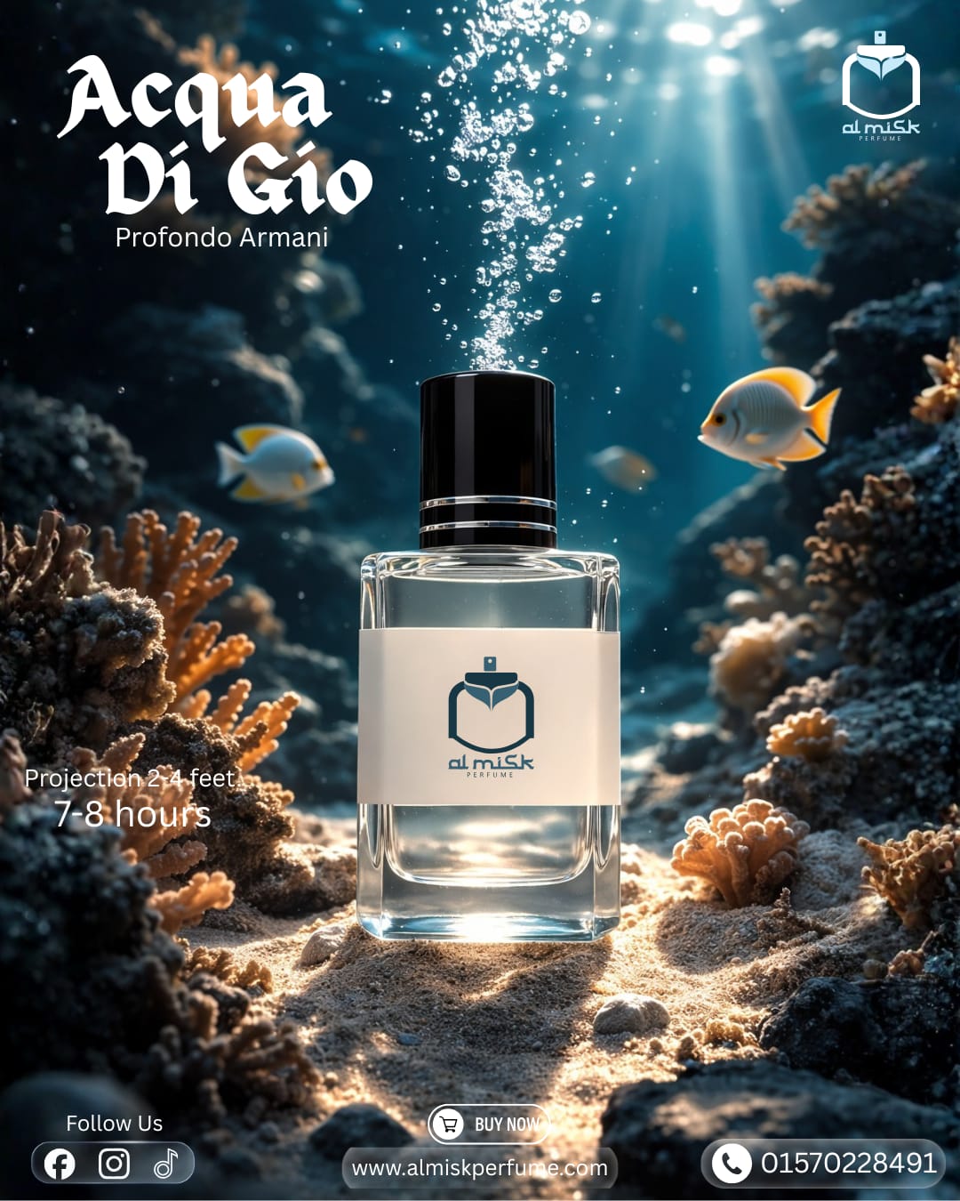 6ml প্রিমিয়াম মেরিন ফ্রেশ পারফিউম অয়েল - Image 12