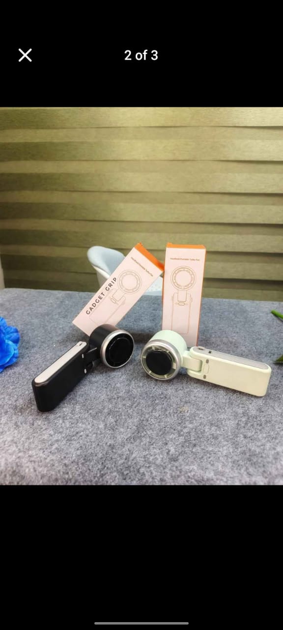 Portable Handheld Turbo Fan | Rechargeable Mini Fan - Image 9