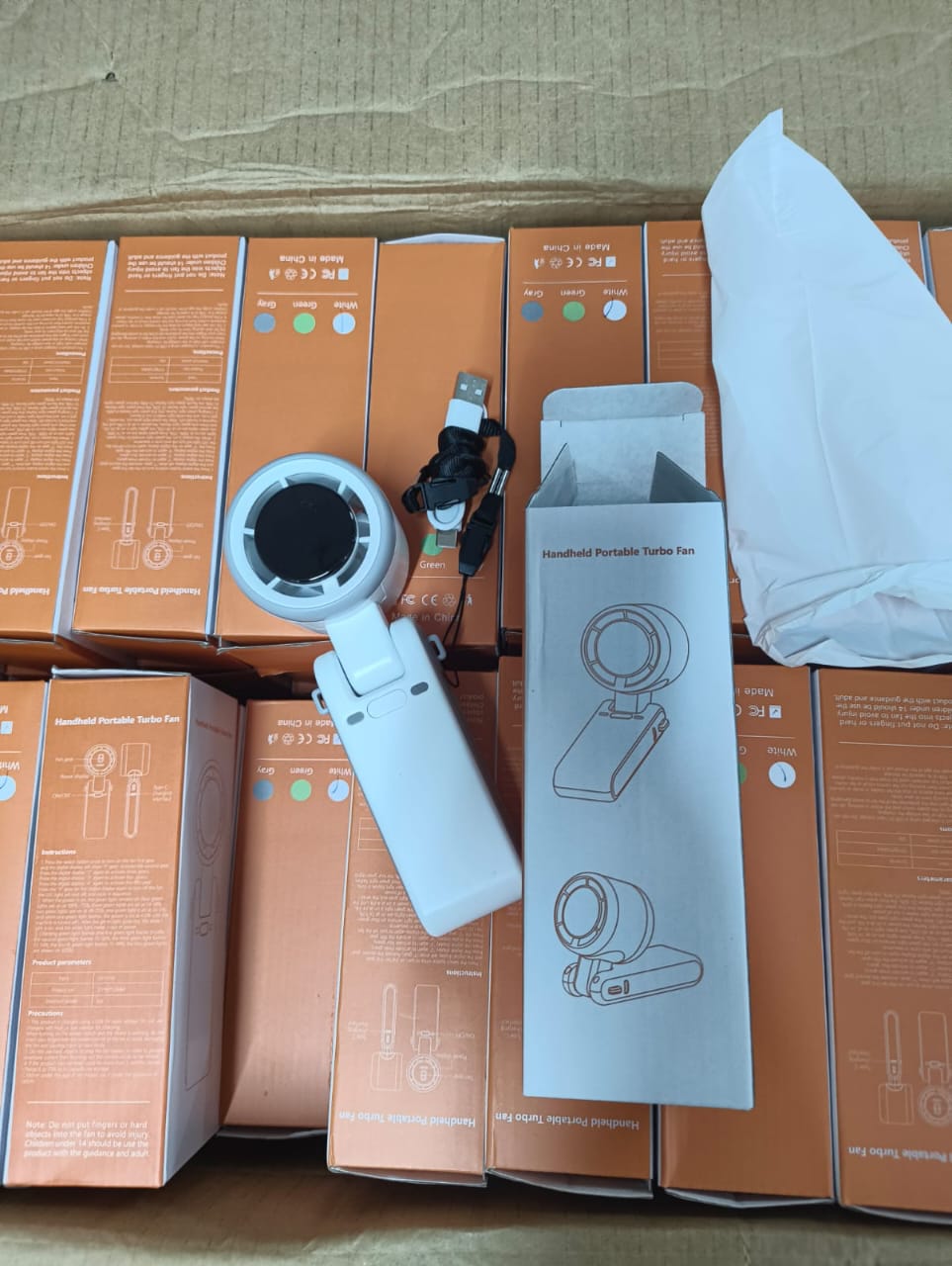 Portable Handheld Turbo Fan | Rechargeable Mini Fan - Image 4